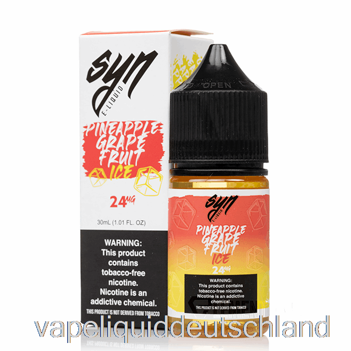 Eis-Ananas-Grapefruit – Syn-Salze – 30 Ml, 24 Mg Vape-Flüssigkeit